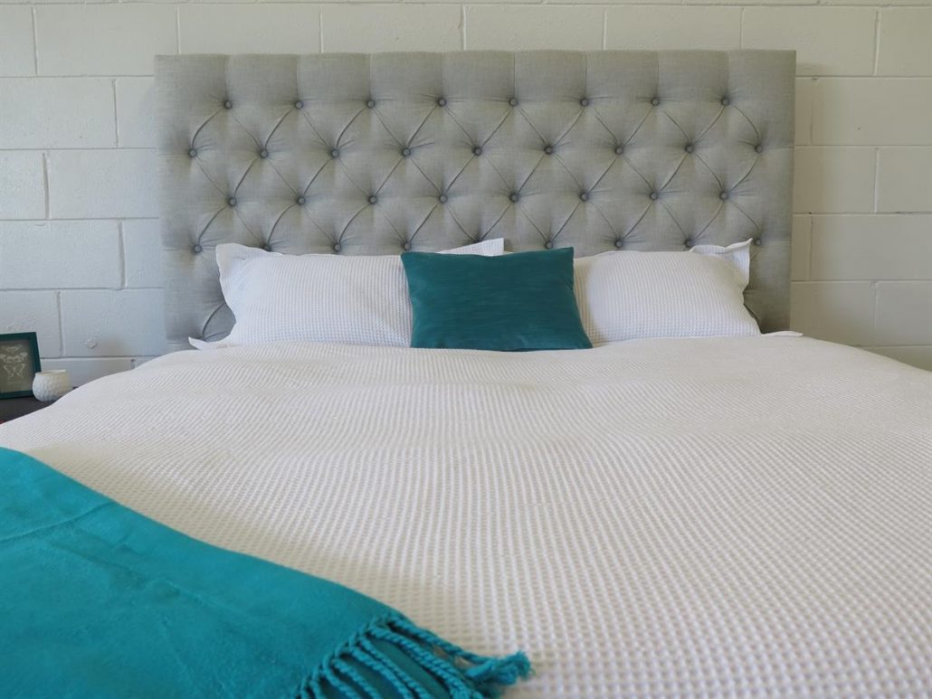 Deep buttoned headboard and upholstered bed Pure Luxury